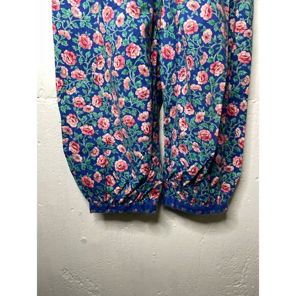 Vintage Polly Flinders Bubble Romper Blue Floral Girls Size 3T - Picture 2 of 7